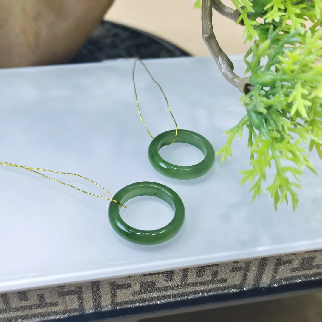 【老王好物优选】天然和田玉戒指多样性发一WL0006