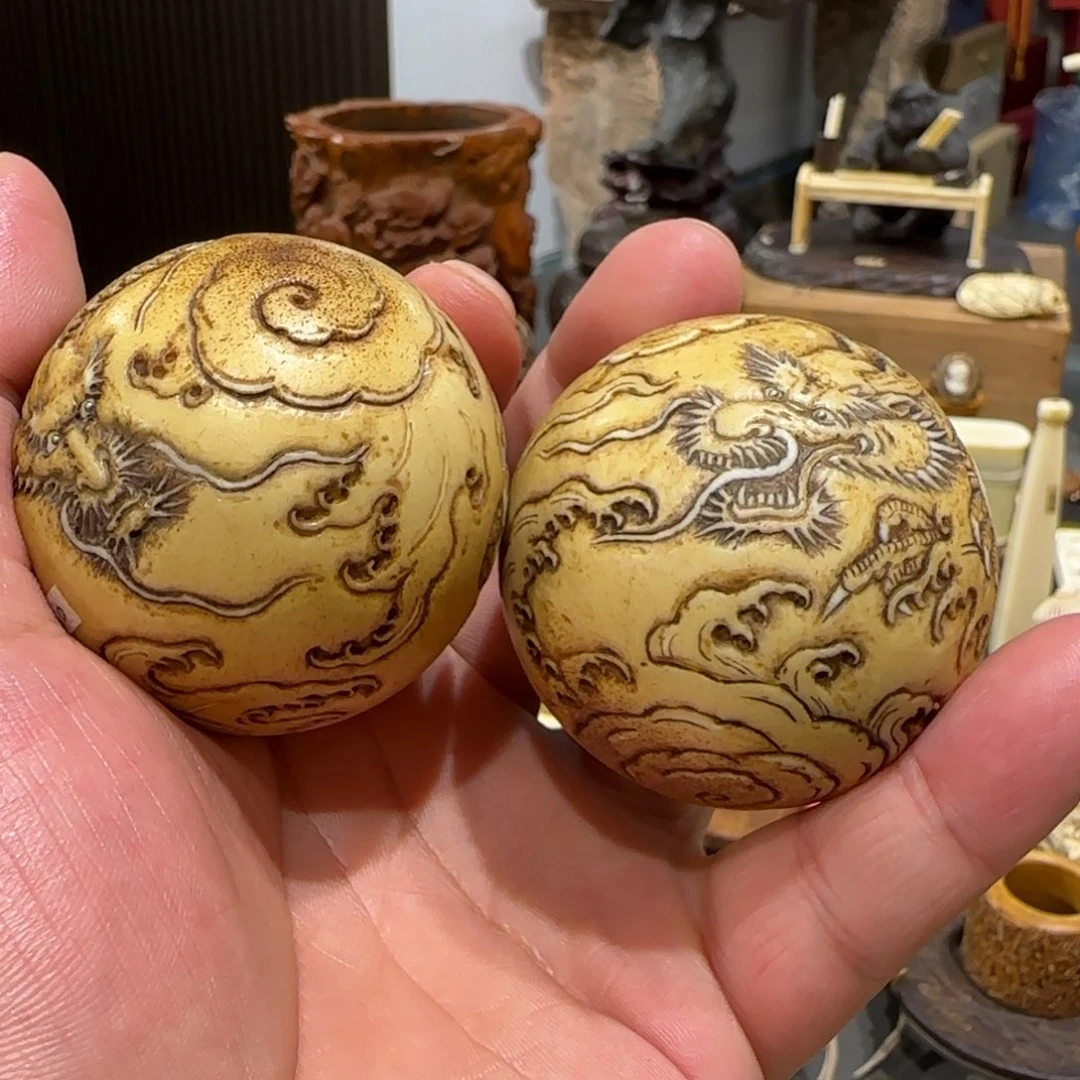 把件鹿骨