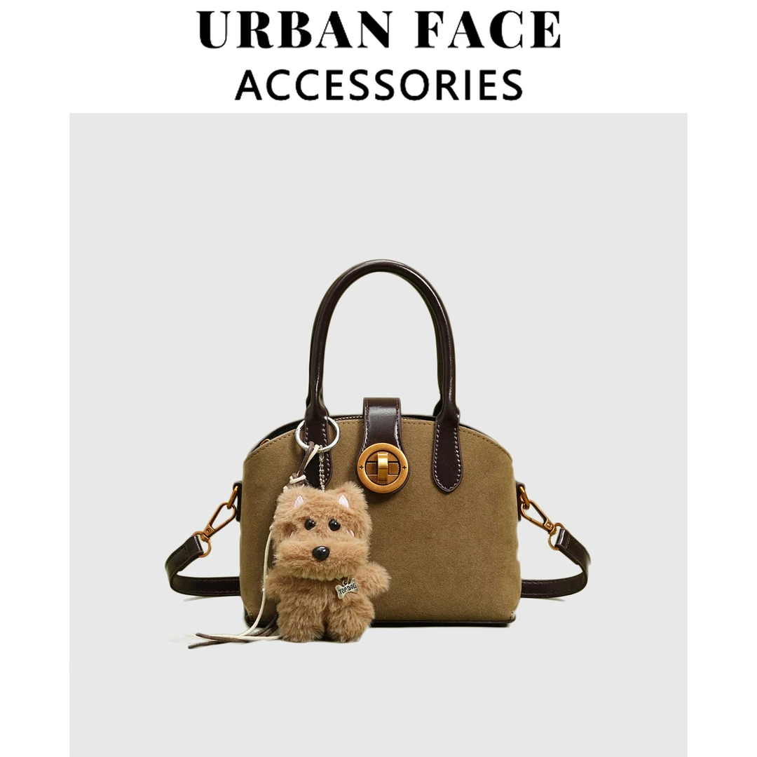【赵露思同款】URBAN FACE小众复古磨砂手提包女时尚百搭单肩斜挎包