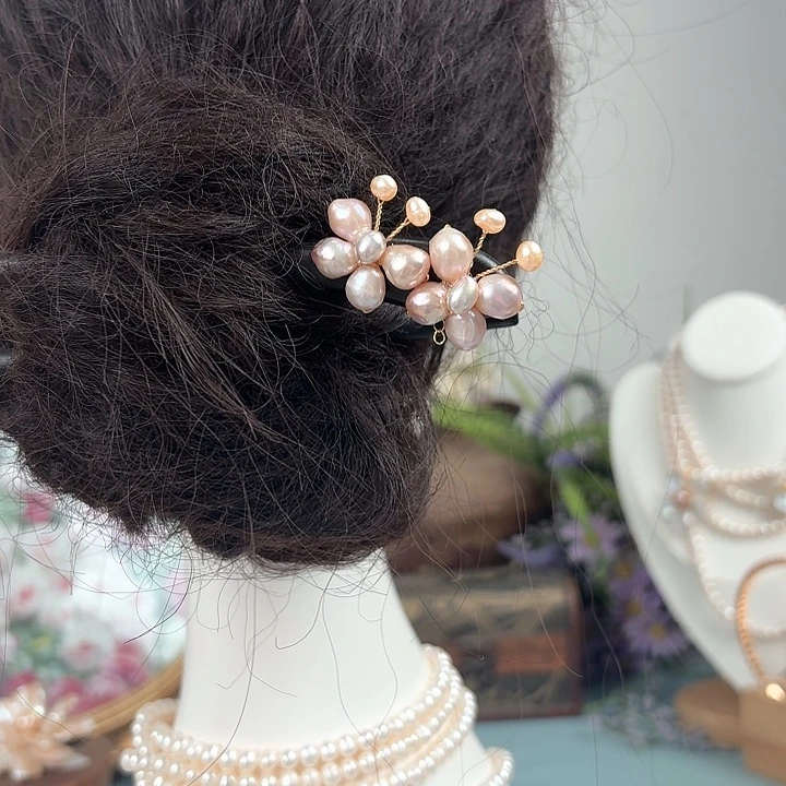 未镶嵌淡水珍珠发饰