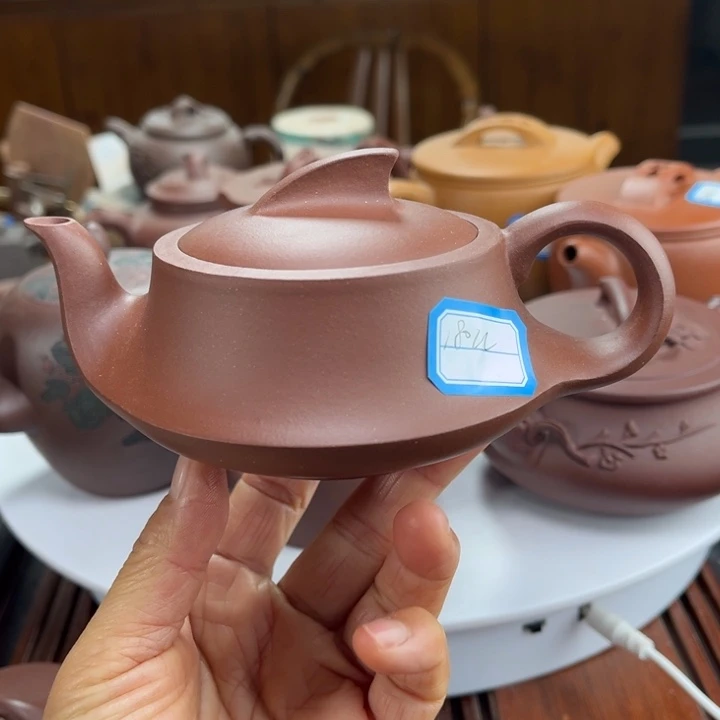 茶壶紫砂紫砂花茶