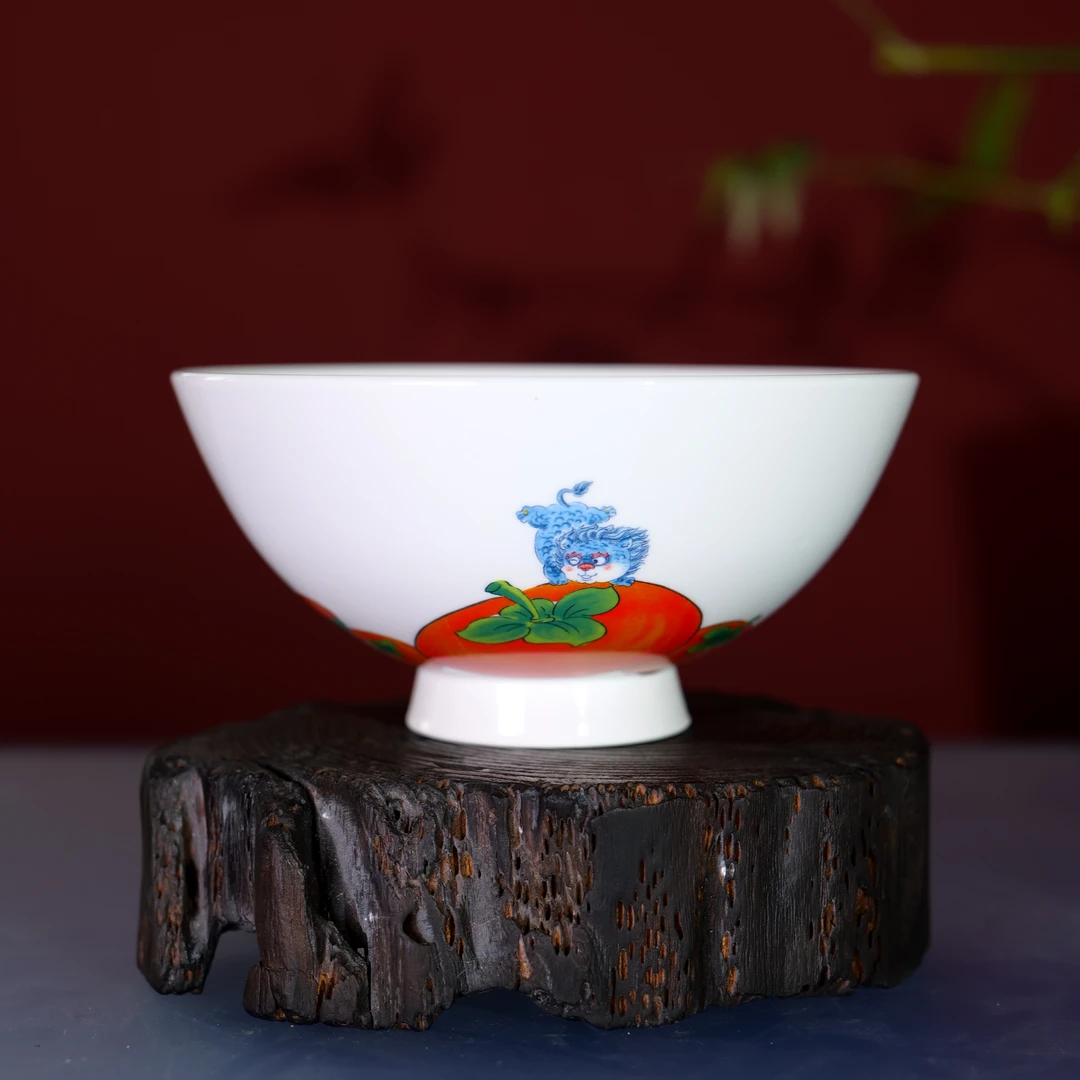 拙明院 国风国潮一生一柿面碗（15.5cm）