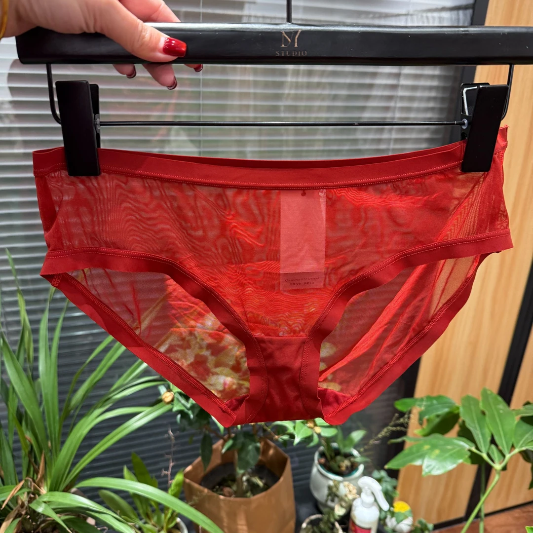 YQ【净版中腰】纯色透气舒适内裤K2507B