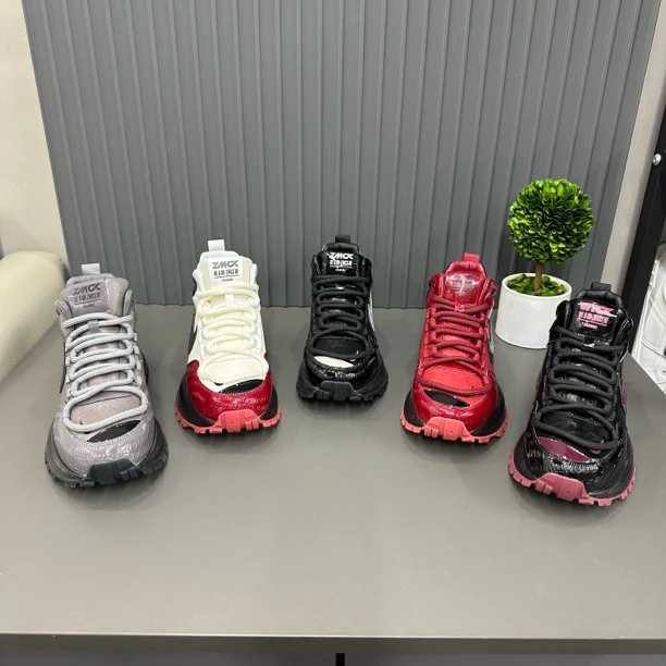 66-762冬季新款男士休闲鞋时尚百搭中帮软底皮面透气潮流运动男鞋