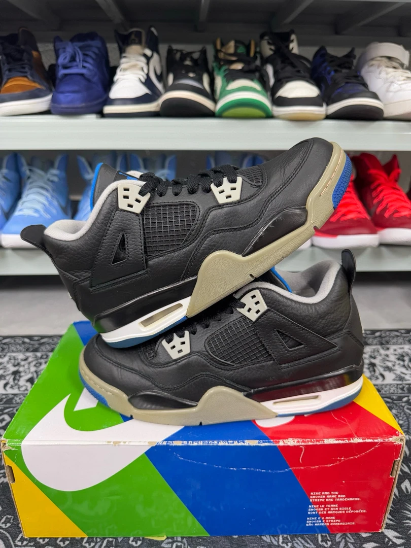 95新 maje 39码/aj4黑蓝休闲鞋/二手正品