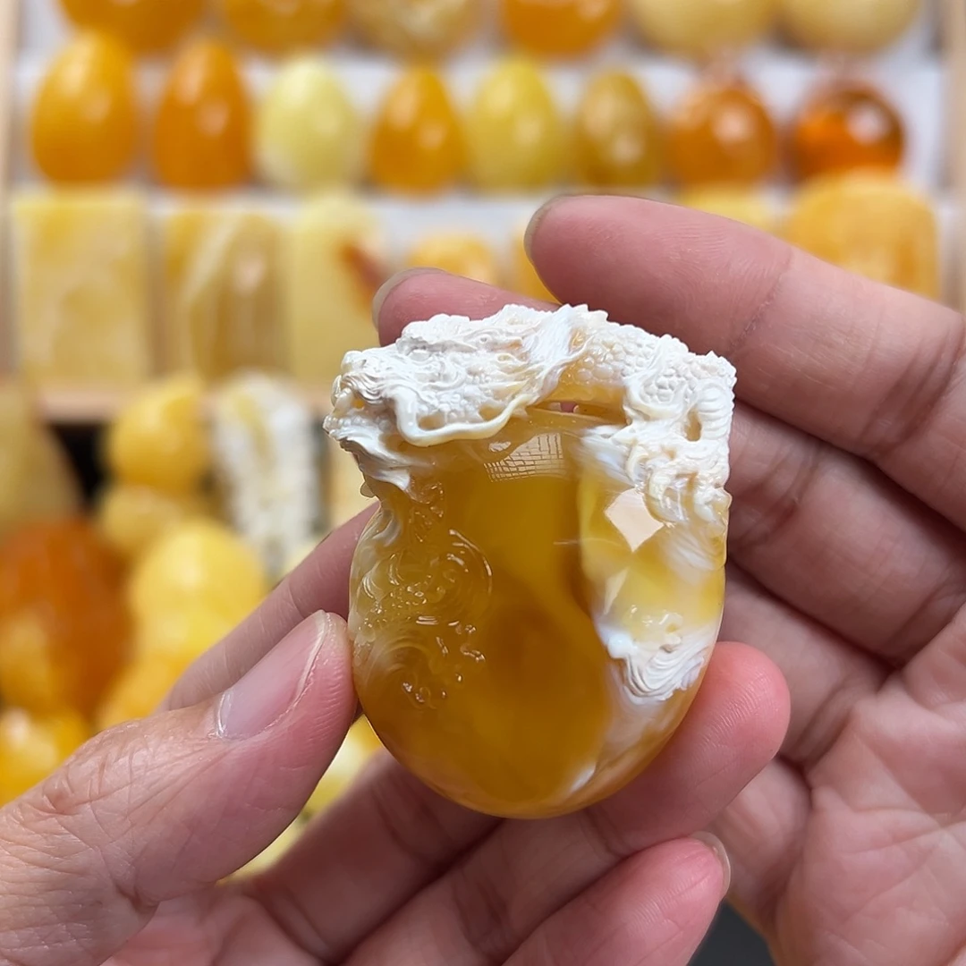 蜜蜡颈饰未镶嵌蜜蜡21g