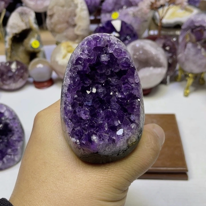 珠宝半成品紫晶未镶嵌