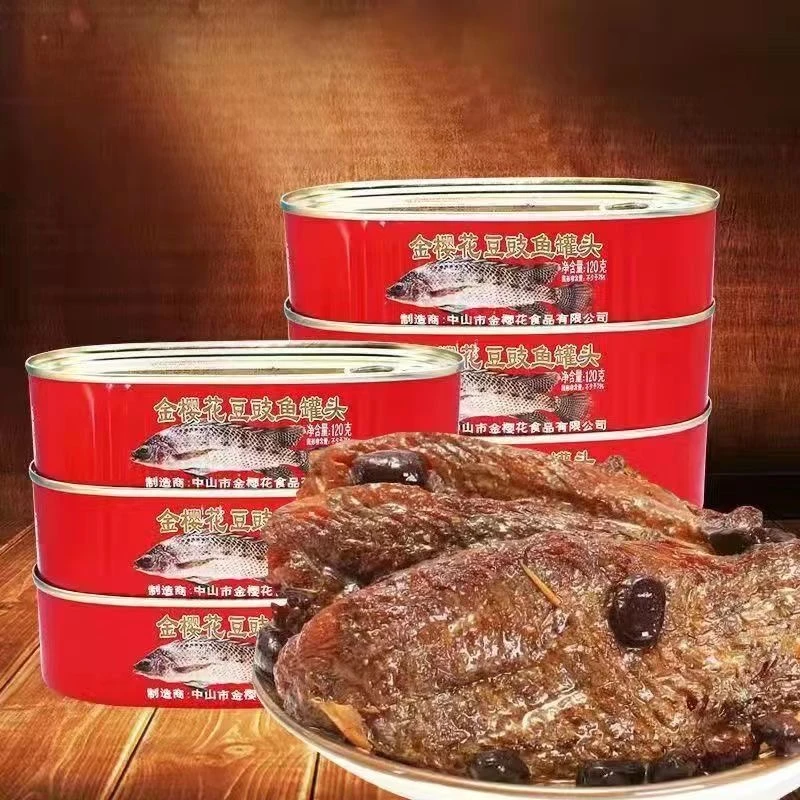 豆豉鱼罐头即食速食户外下饭菜