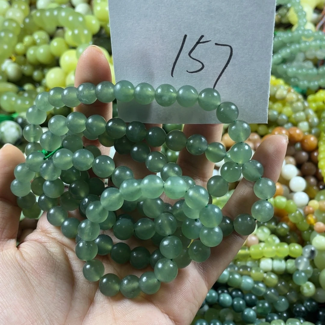 蛇纹石玉未镶嵌手链