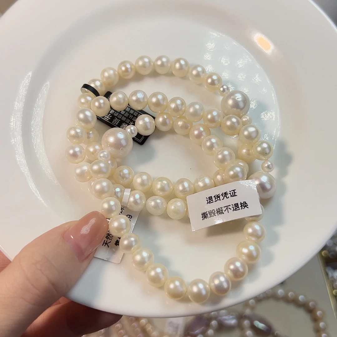 银S925镶嵌天然淡水珍珠设计款淡水珍珠