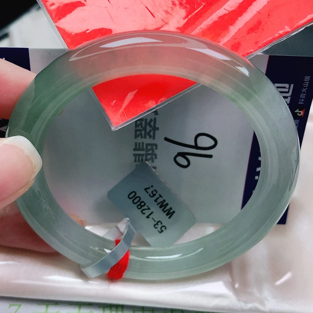 翡翠未镶嵌手镯缅甸天然A货翡翠手镯