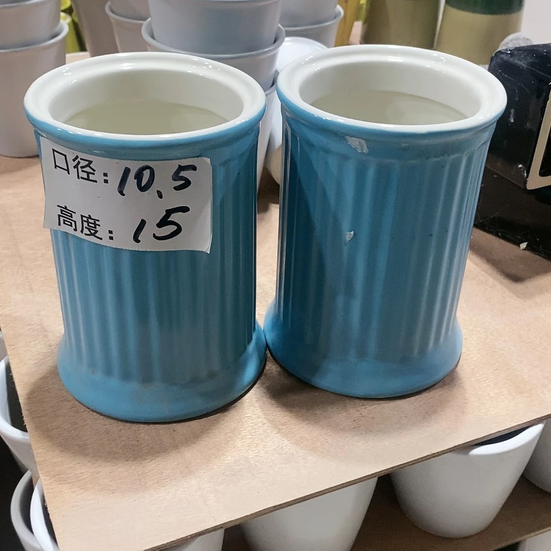 【闪购商品】微瑕花盆-罗马柱10×15-2个天兰