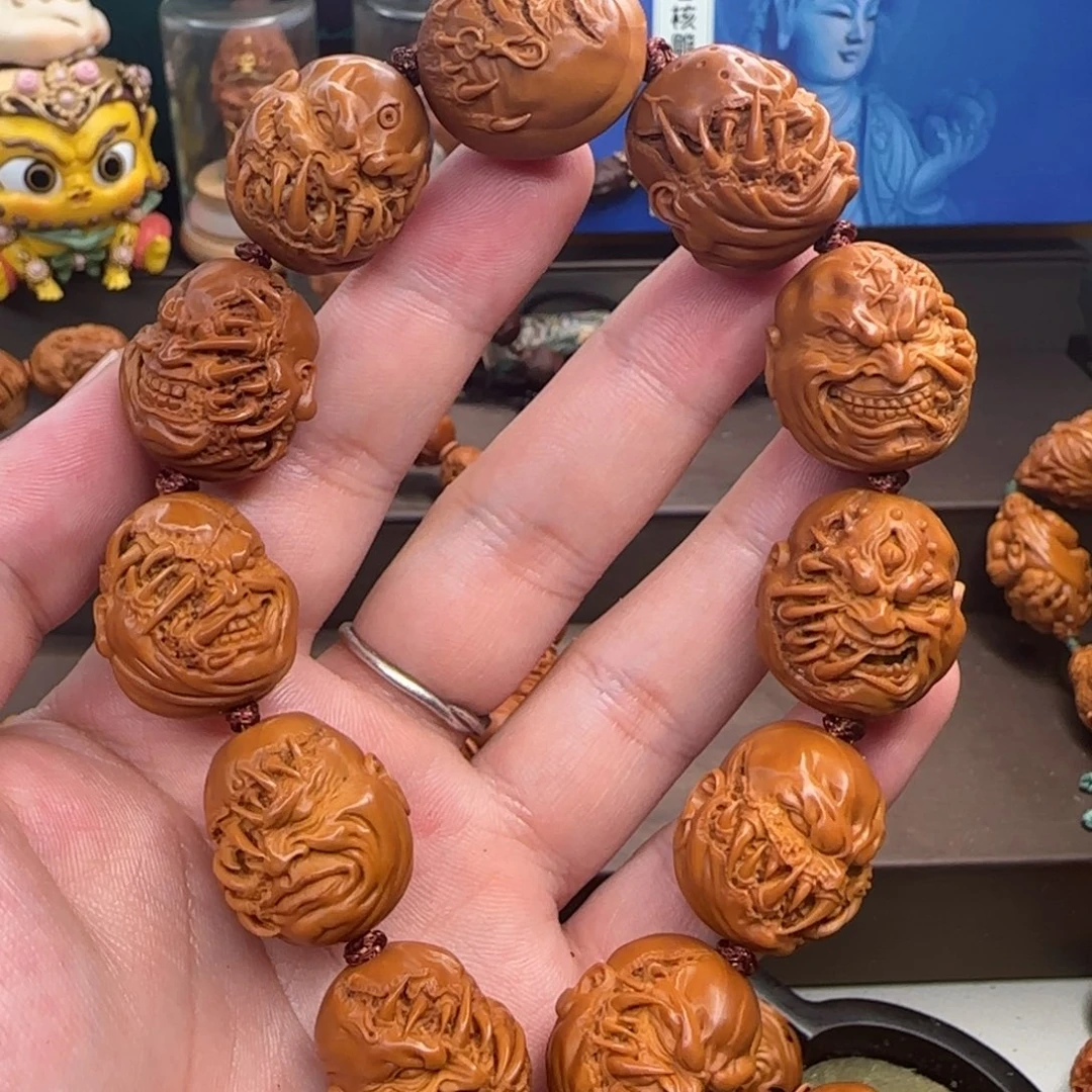 大***，橄榄核手串/手链山鬼监制吞噬佛爷