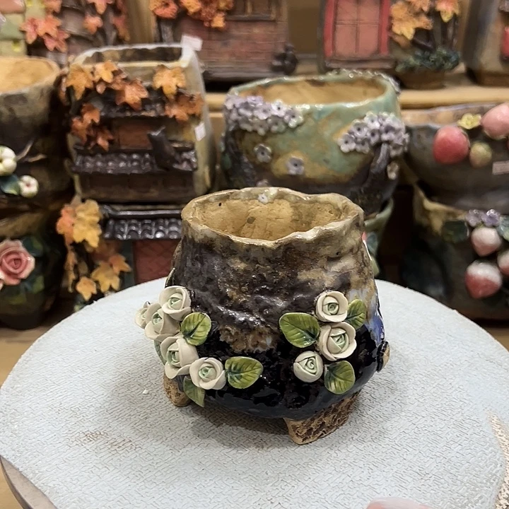 陶然多肉花盆百搭