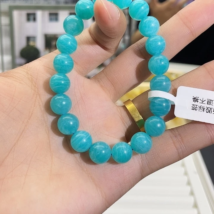 【小梅哥】天河石手链多样性发其一