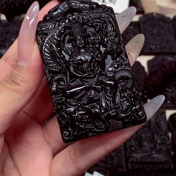 天然a货钢琴黑挂件