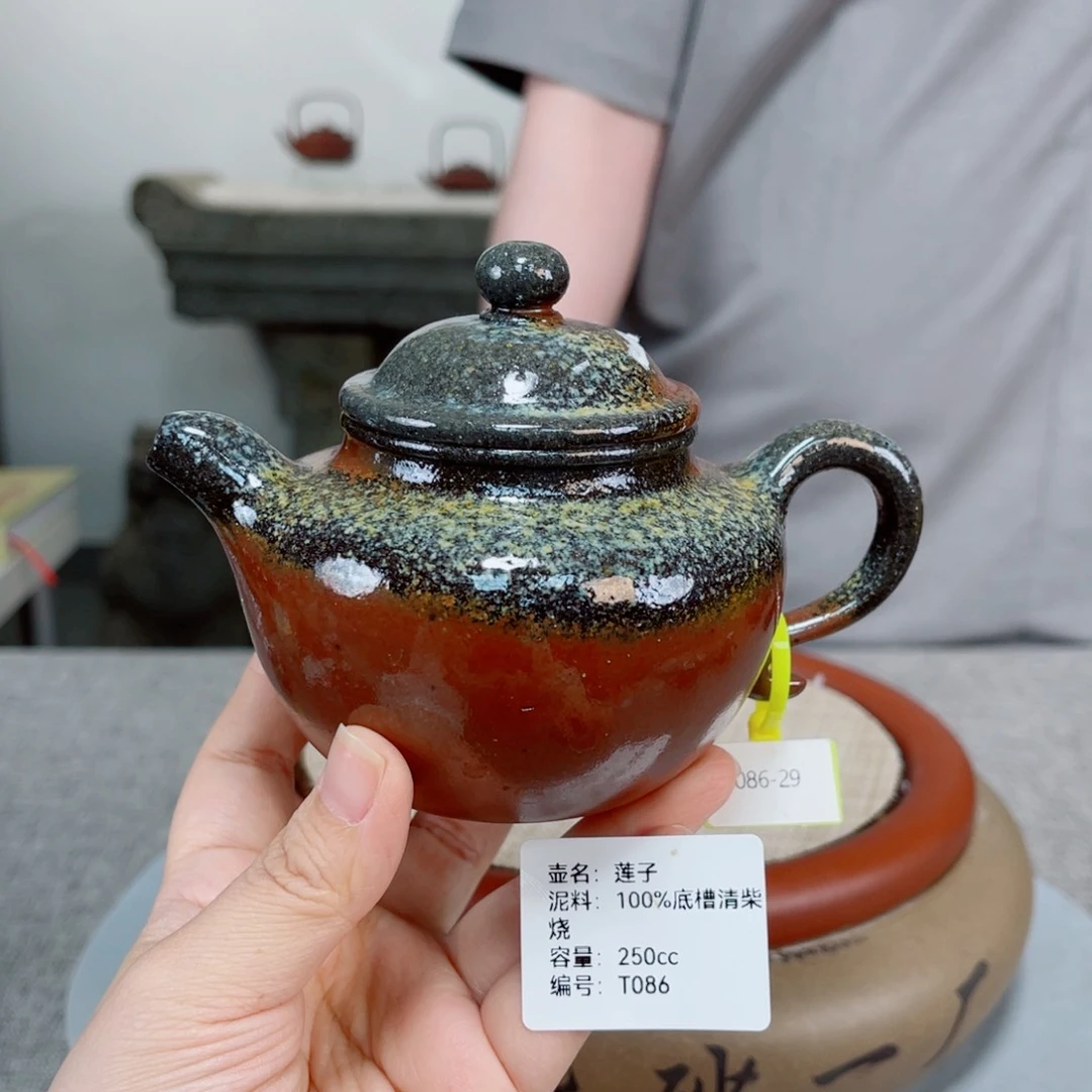 茶壶紫砂紫砂刻绘孤品