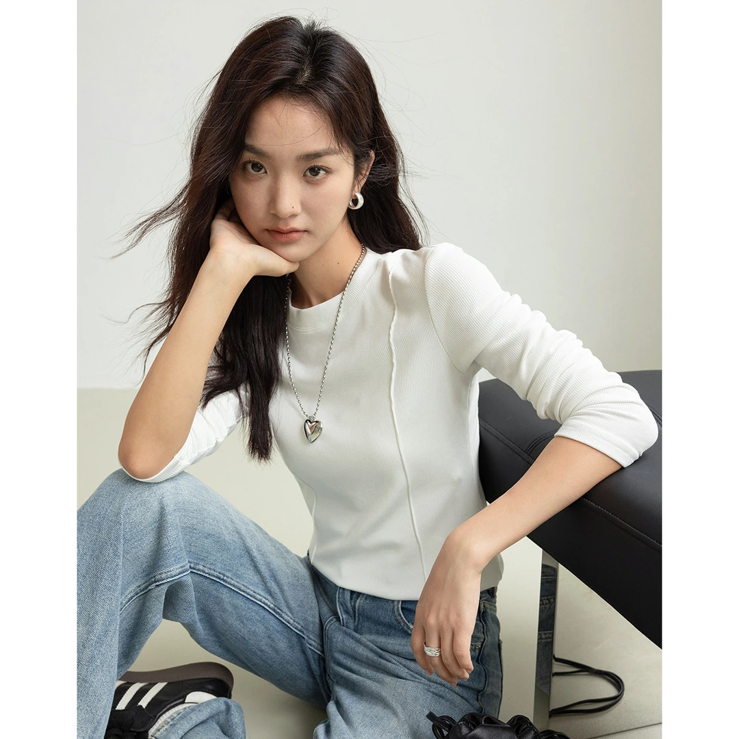 【小云总专属】德·玛纳软软糯糯小内搭舒适百搭圆领打底衫女