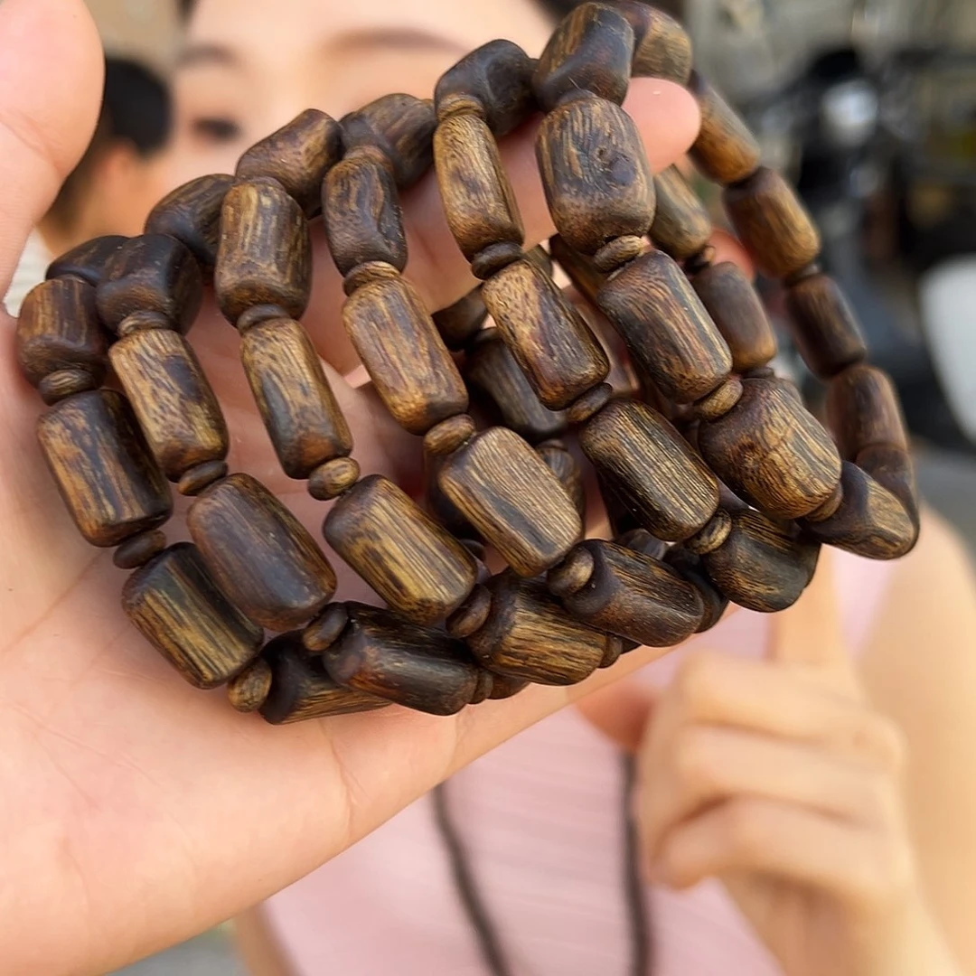 手串沉香海南老白奇金丝红油树心油多样性发其一1.2加