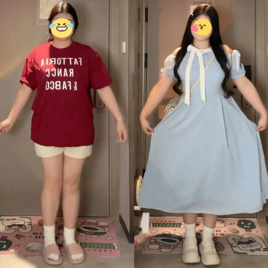 温柔风法式茶歇连衣裙子女夏季新款奶系炸街减龄蝴蝶结露肩长裙子