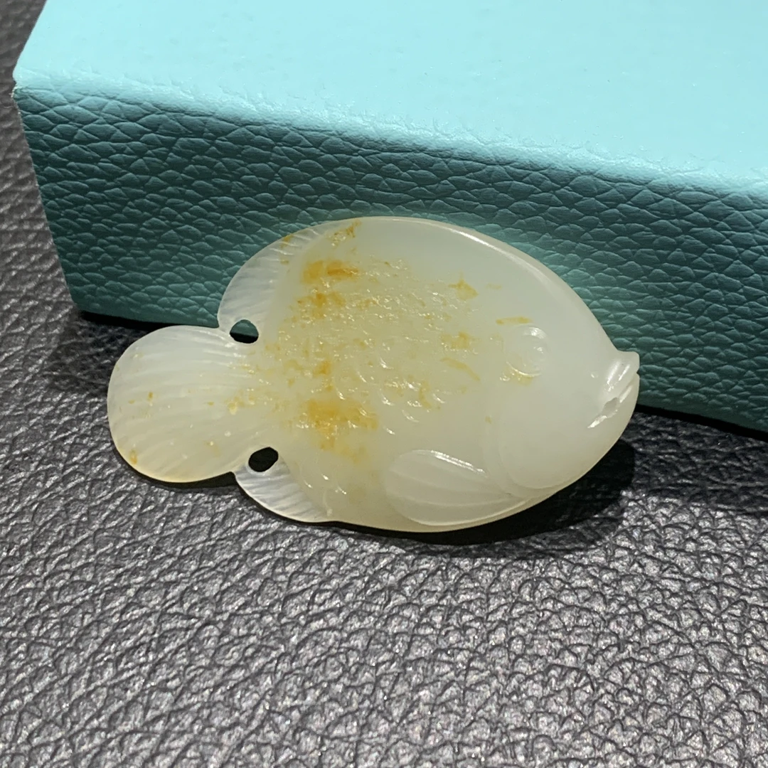 和田玉金玉满堂吊坠