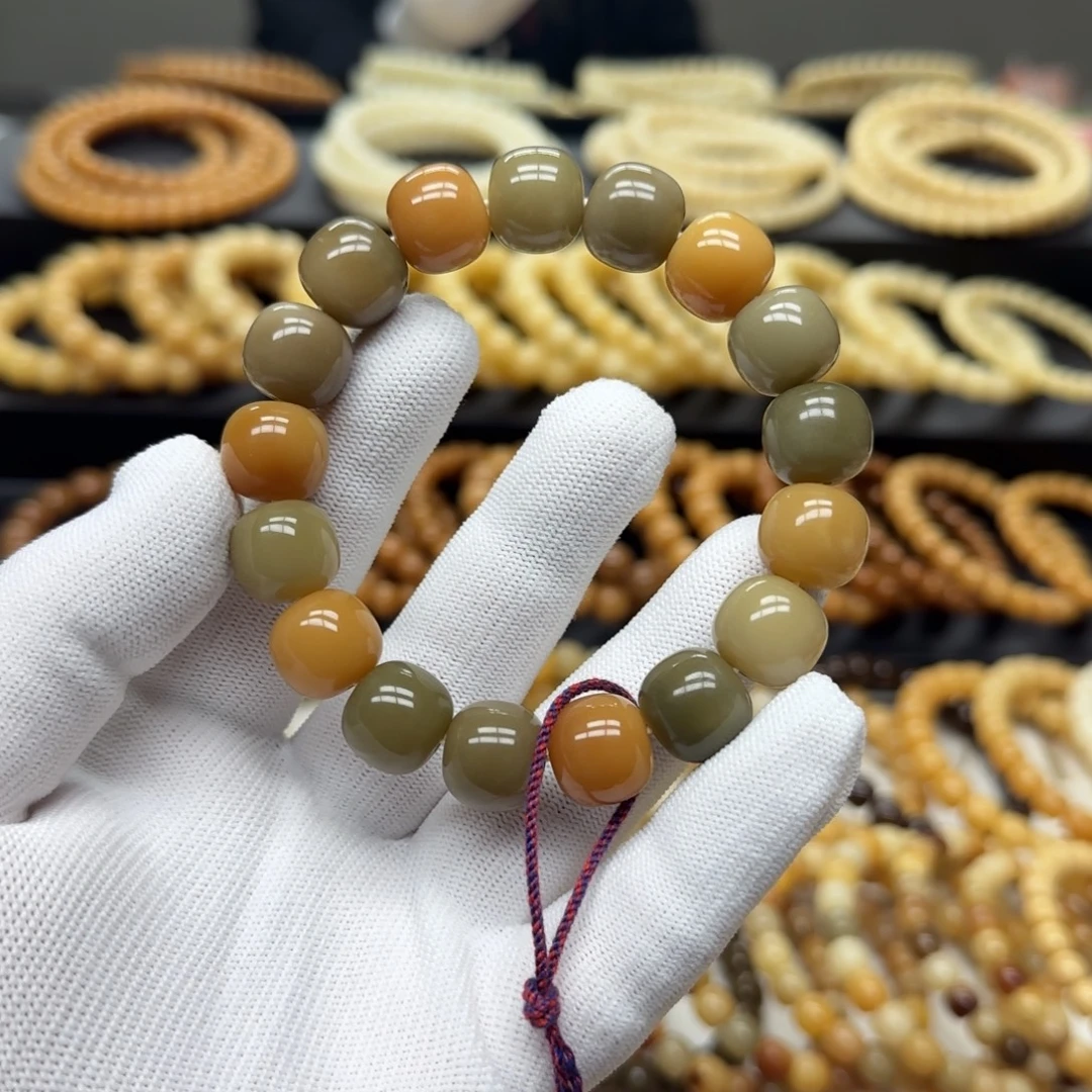 手串菩提根/象牙果13×14 5年 微瑕