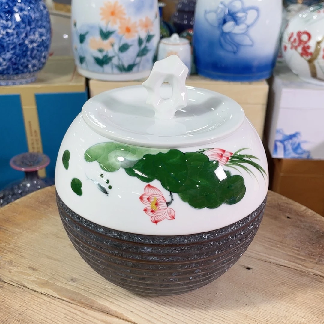 【闪购商品】罐陶瓷茶叶罐密封罐