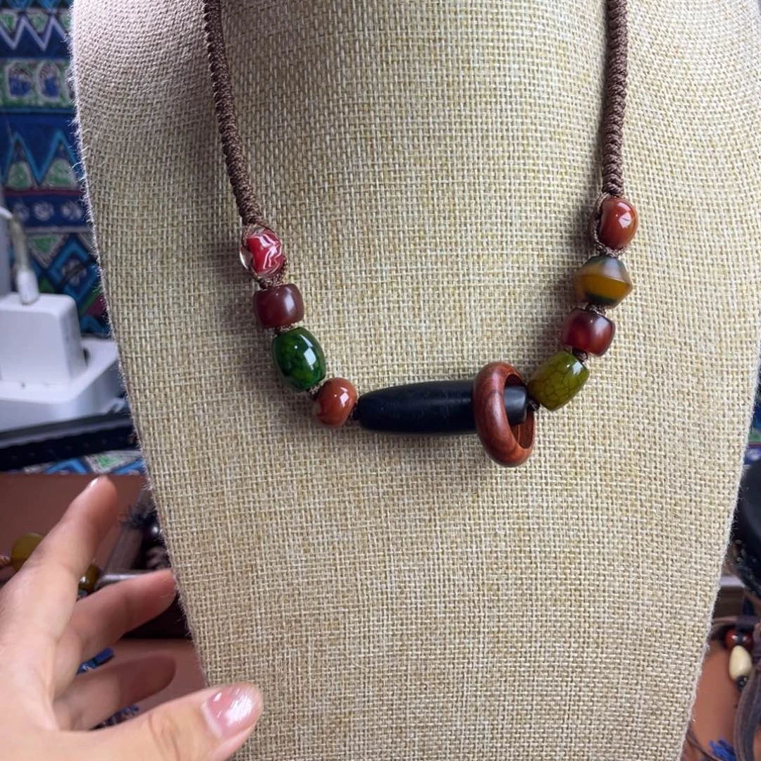 玛瑙/玉髓未镶嵌颈饰