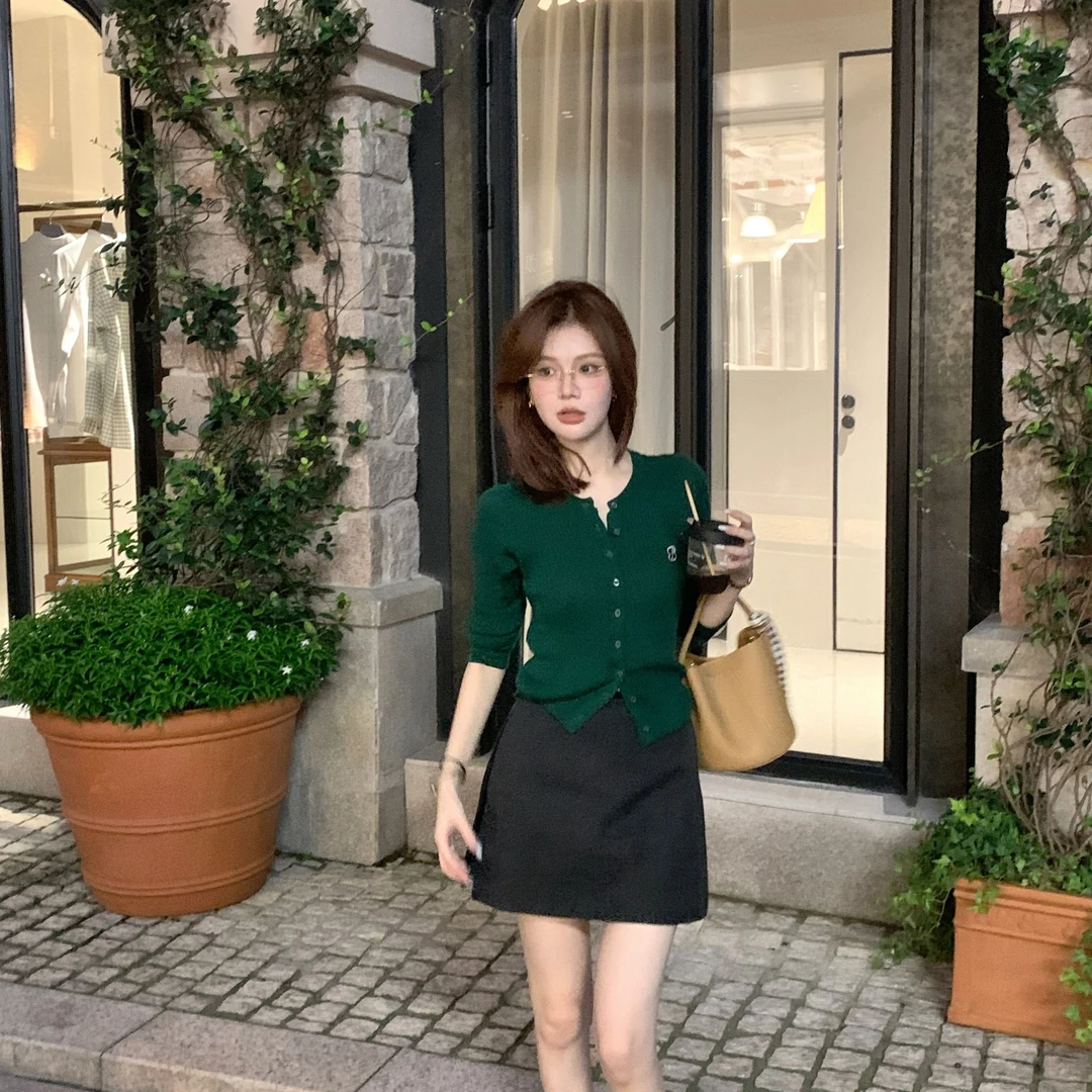 【芝士Cheese】色彩心扉 设计感时尚百搭休闲通勤小众开衫