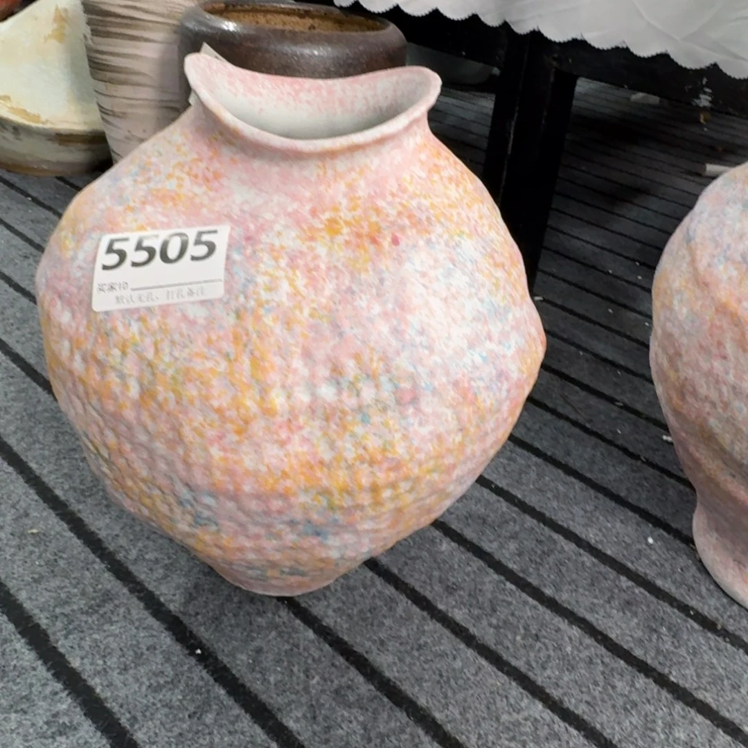 ****摆件陶景德镇高温花瓶编码5505高32口110默认无孔