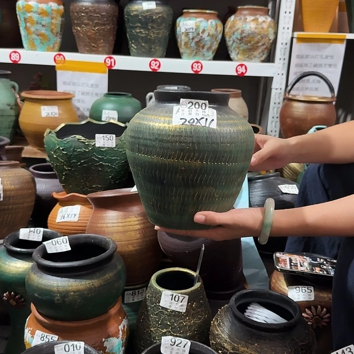 金绿坛子200高度20口径11