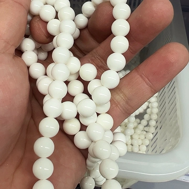 白玉菩提吊坠白色353