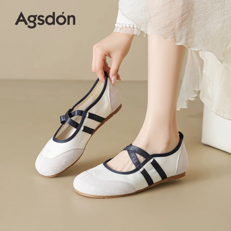 Y奥古狮登运动凉鞋玛丽珍女鞋2025新款夏外穿透气单鞋芭蕾德训鞋Y