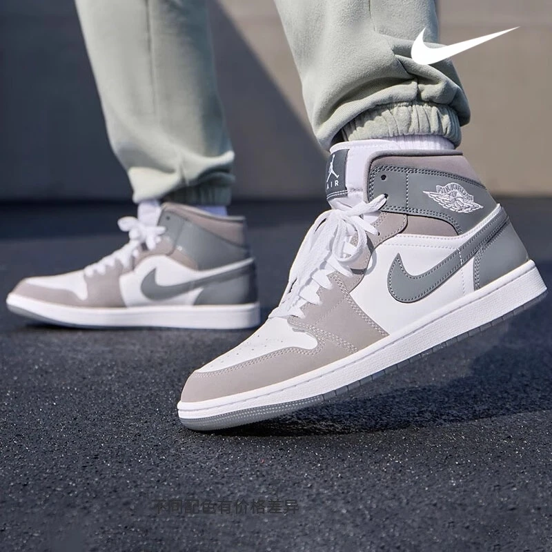 NIKE/耐克乔丹AJ1板鞋男子款运动鞋春季新款中帮时尚运缓震休闲鞋