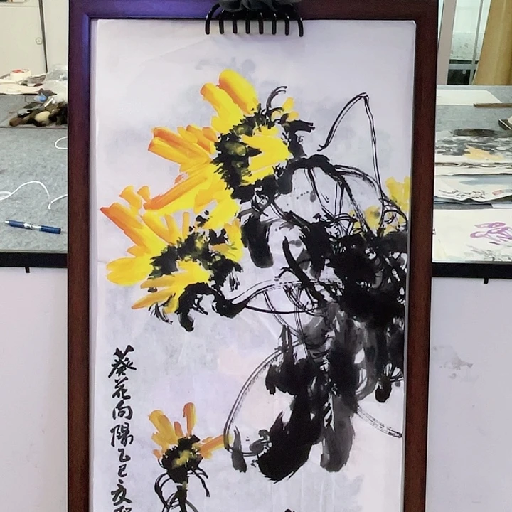 国画张圣敏先生纯手绘作品