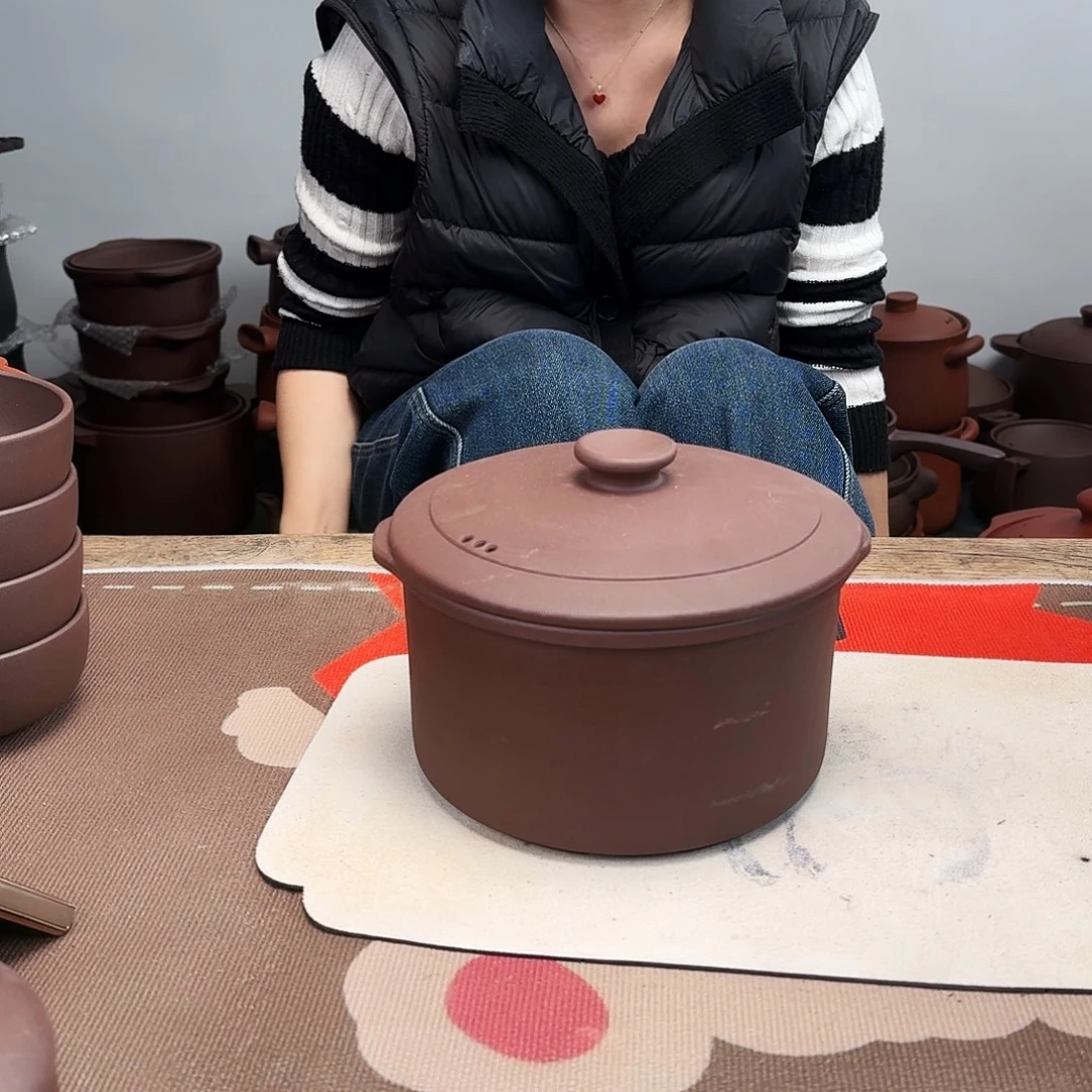 紫砂炖盅2升正品无暇