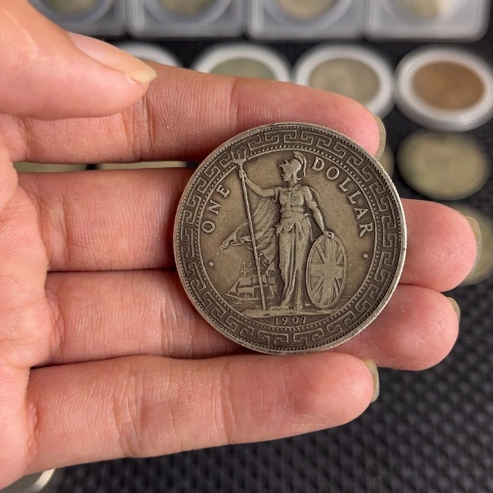 金属大头龙洋船洋工艺品