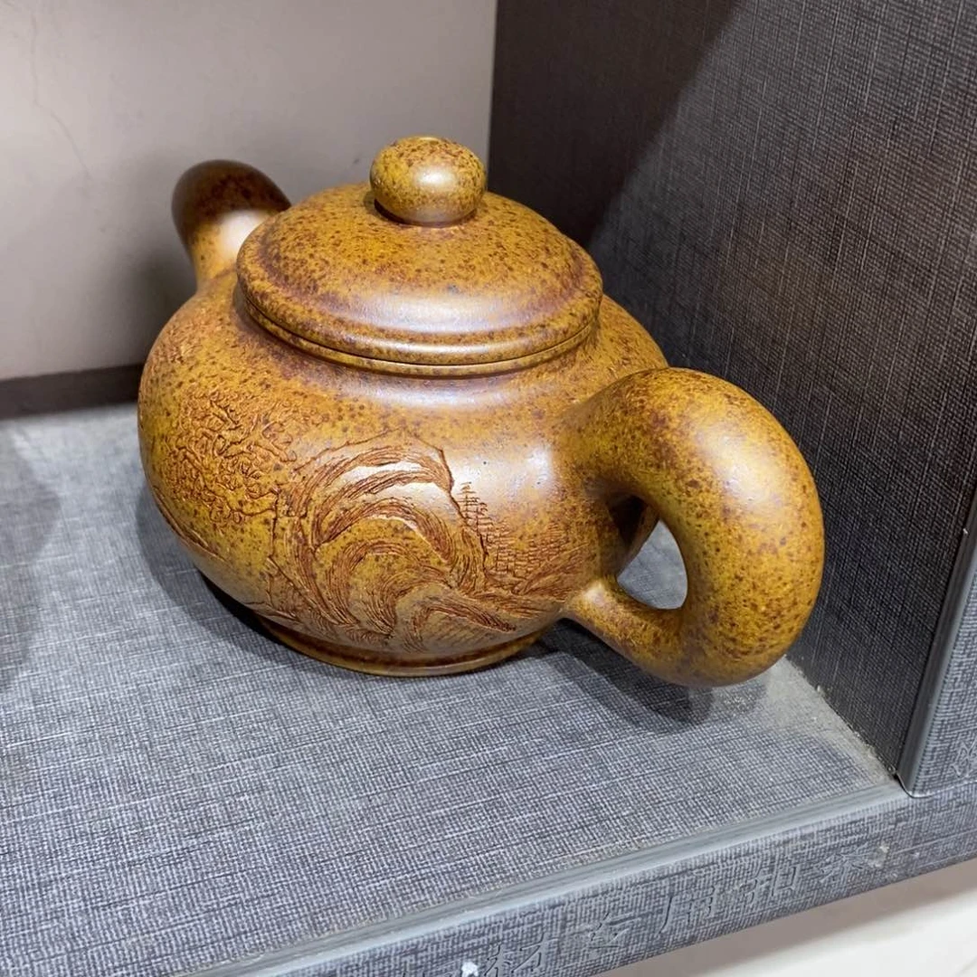 茶壶紫砂钱*生孤品处理价217