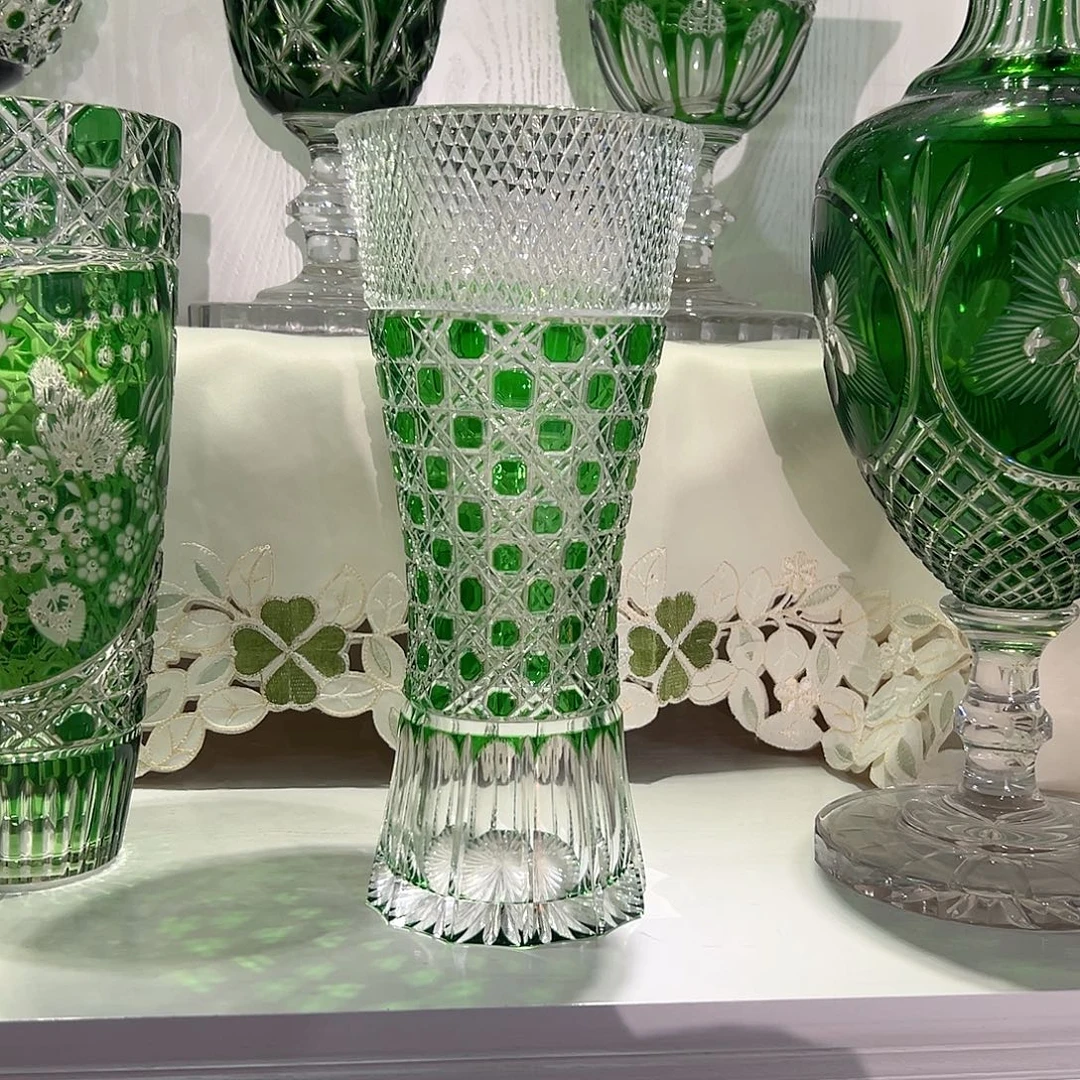 陶瓷QB0010福利德国水晶小蛮腰花瓶