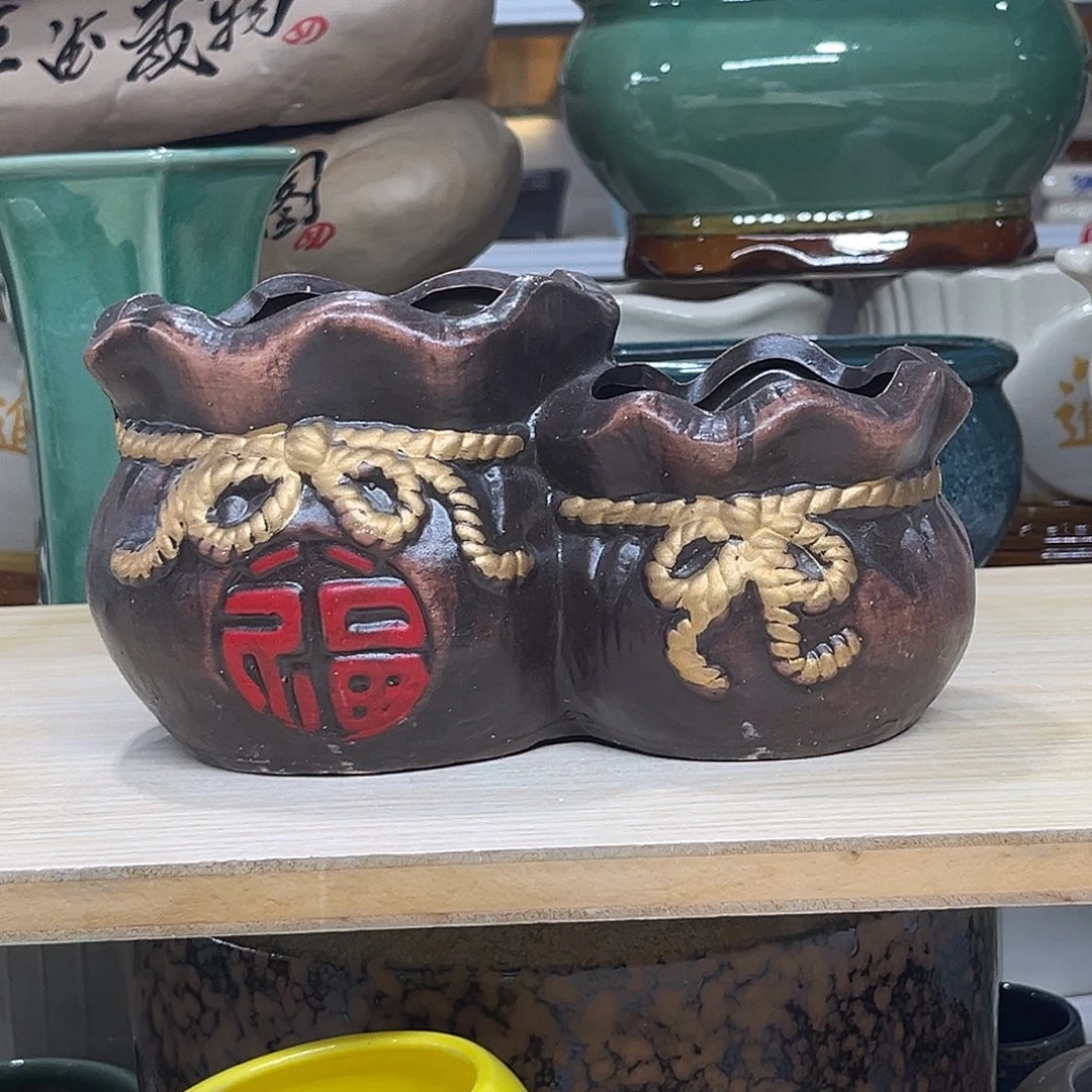 陶瓷绿植多肉微瑕花盆