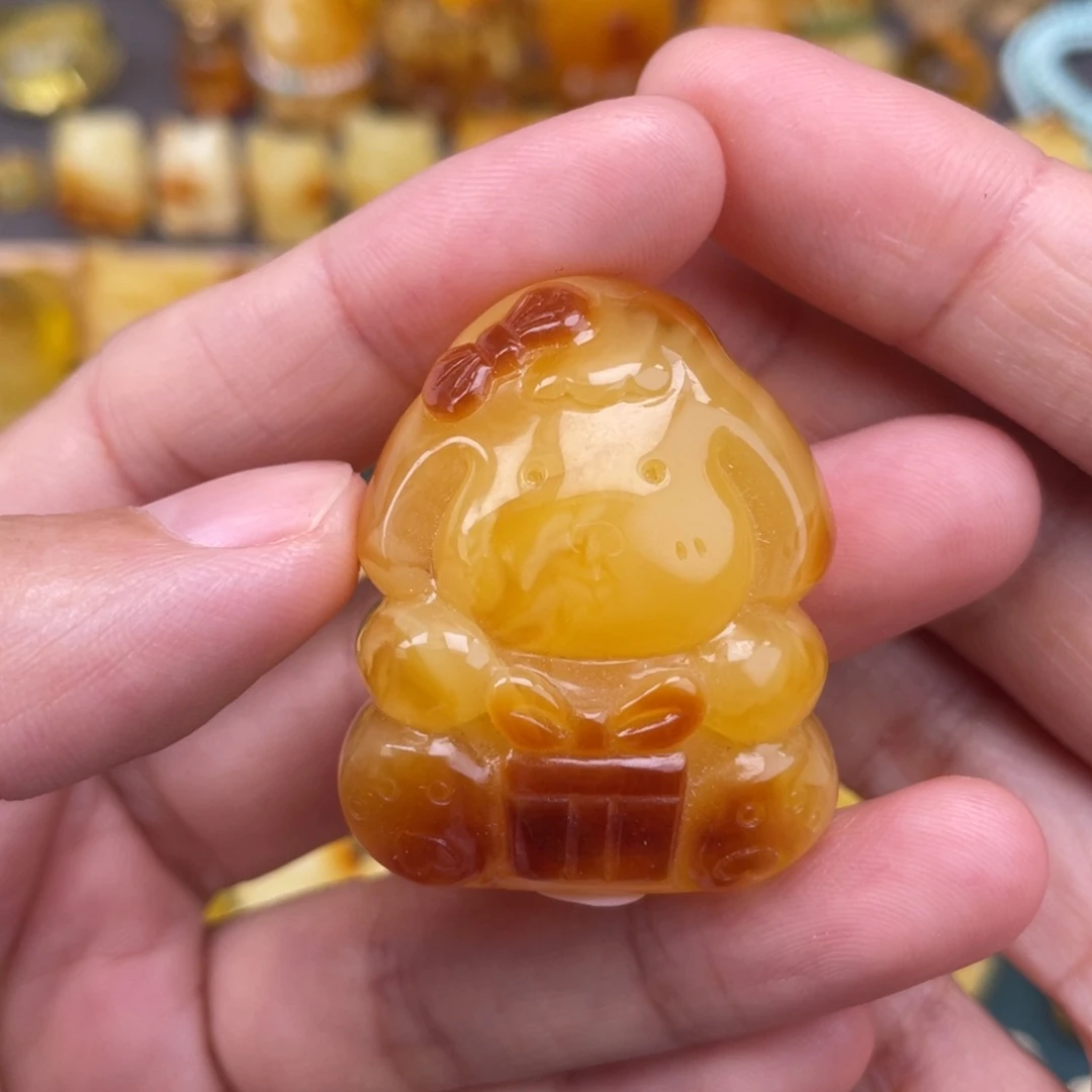 裸石琥珀未镶嵌蜜蜡