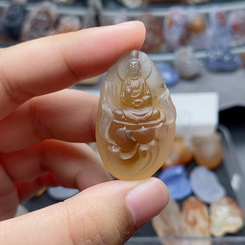 【闪购商品】未镶嵌吊坠定制玛瑙