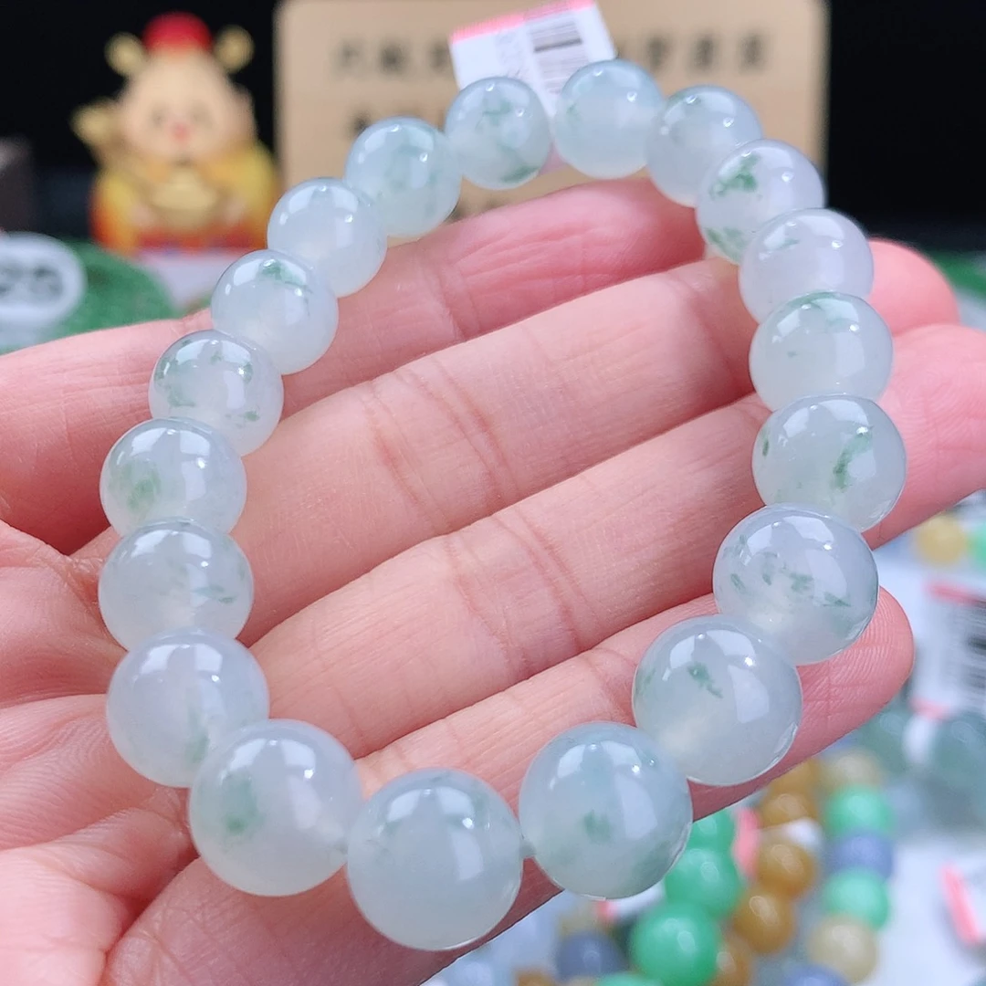 翡翠手链未镶嵌卡10mm