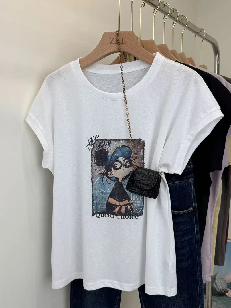 （睫毛女孩）玉姐家欧货复古洋气轻薄减龄小衫 新选f1194 J09272