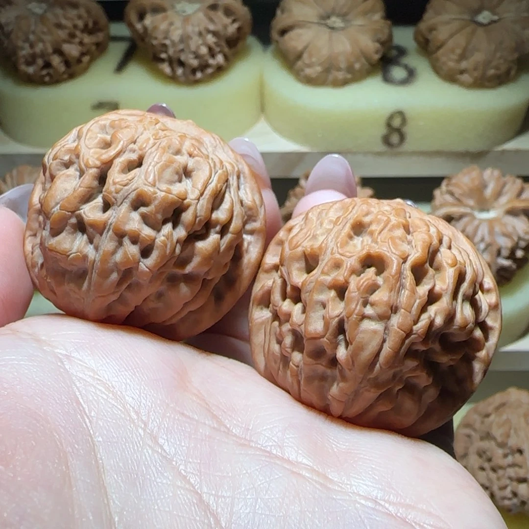 吊坠文玩核桃37莲花