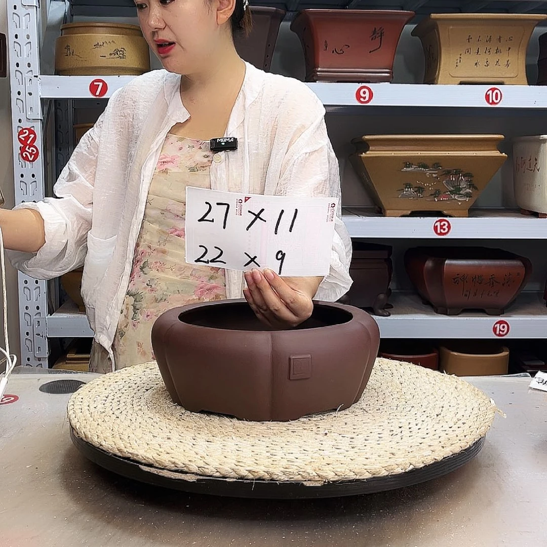 紫砂花盆紫砂花盆