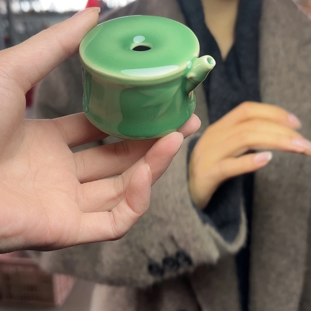 龙泉云间青瓷小米茶器