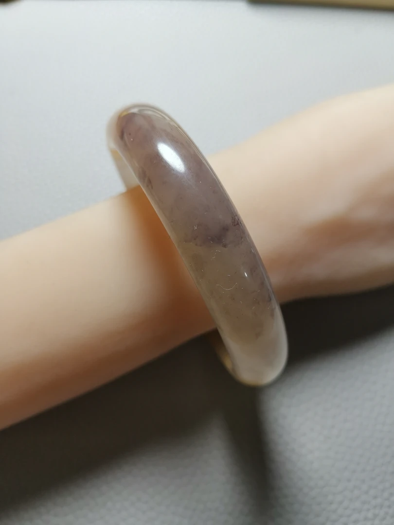 167号B-圈口64-65-天然玉石-正品保障，金丝玉