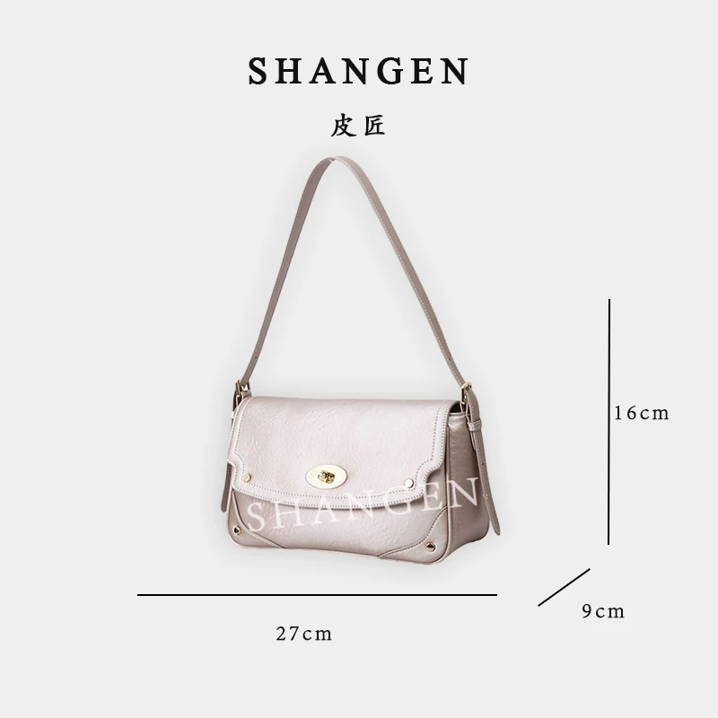 【尚恩CC】CF-3404-盈粉-轻奢时尚女士新款单肩斜挎包