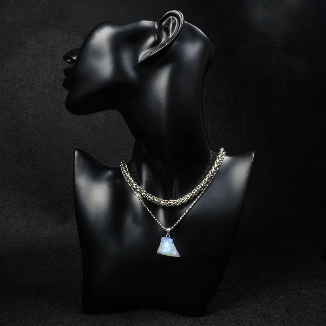 钛钢项链 高品质高克重朋克风欧美时尚街头项链礼物手工